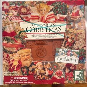 Victorian Christmas Rubber Stamp Collection